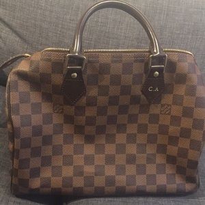 Authentic Louis Vuitton Damier Speedy 30